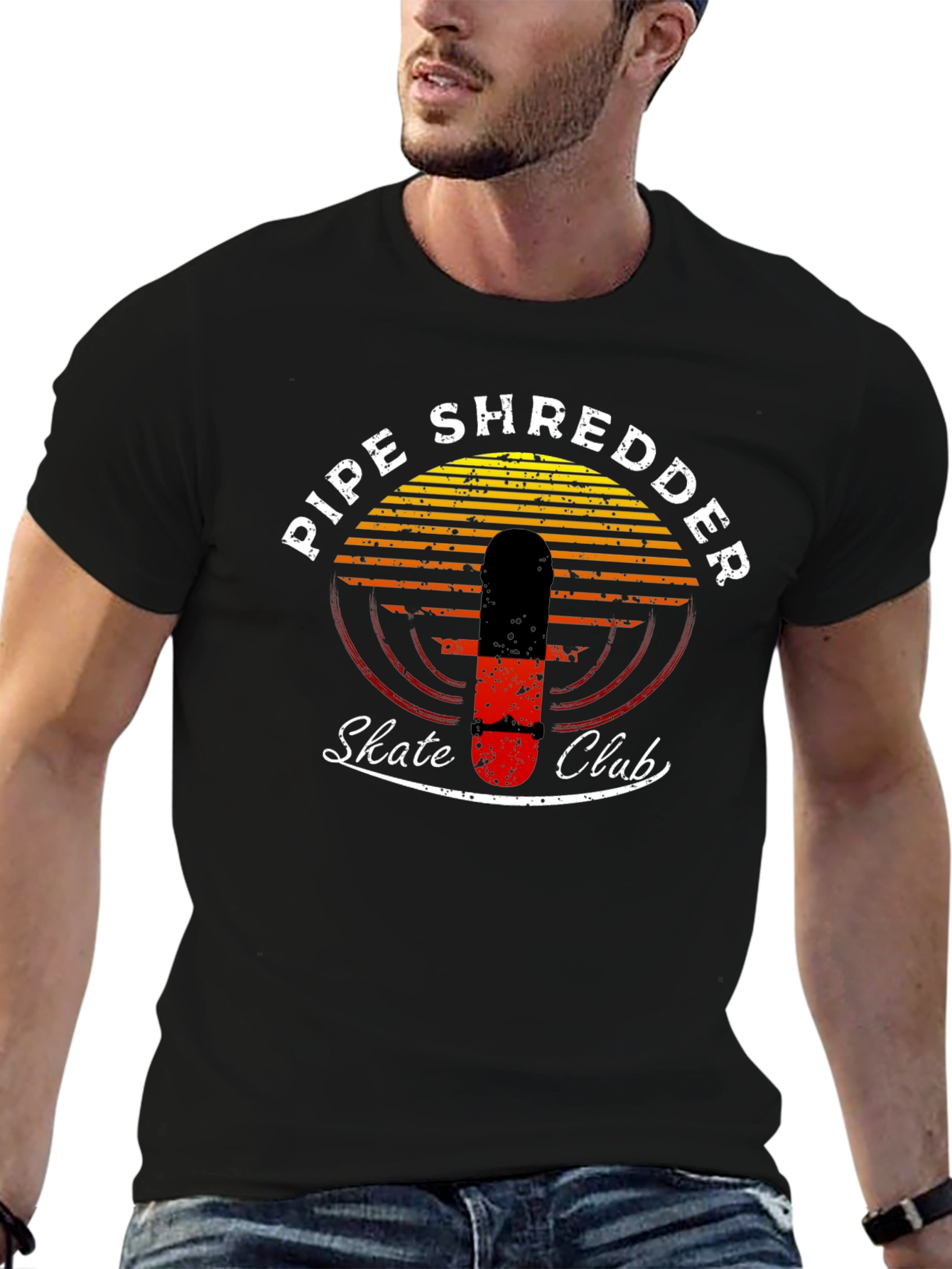 Pipe Shredder Skate Club Graphic Tee