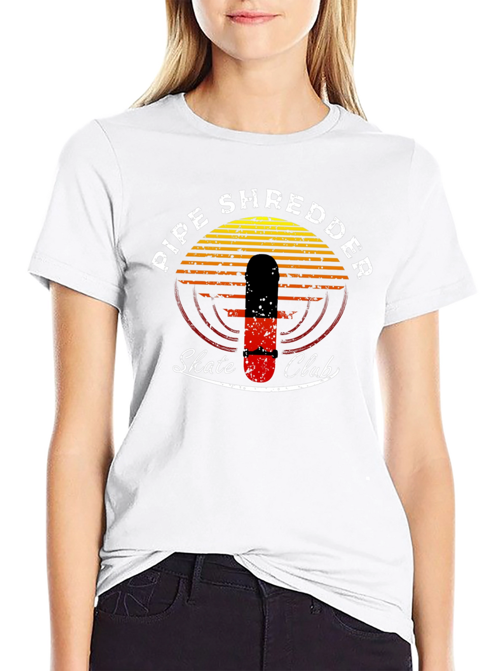 Pipe Shredder Skate Club Graphic Tee