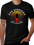 Pipe Shredder Skate Club Graphic Tee