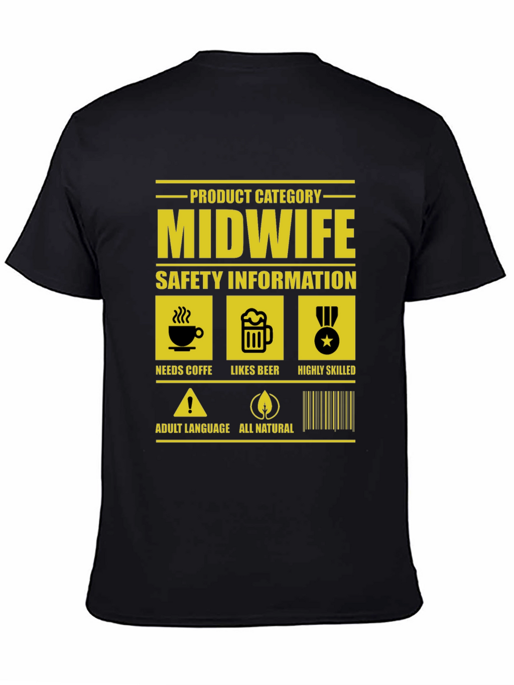 Midwife Product Category Funny T-Shirt