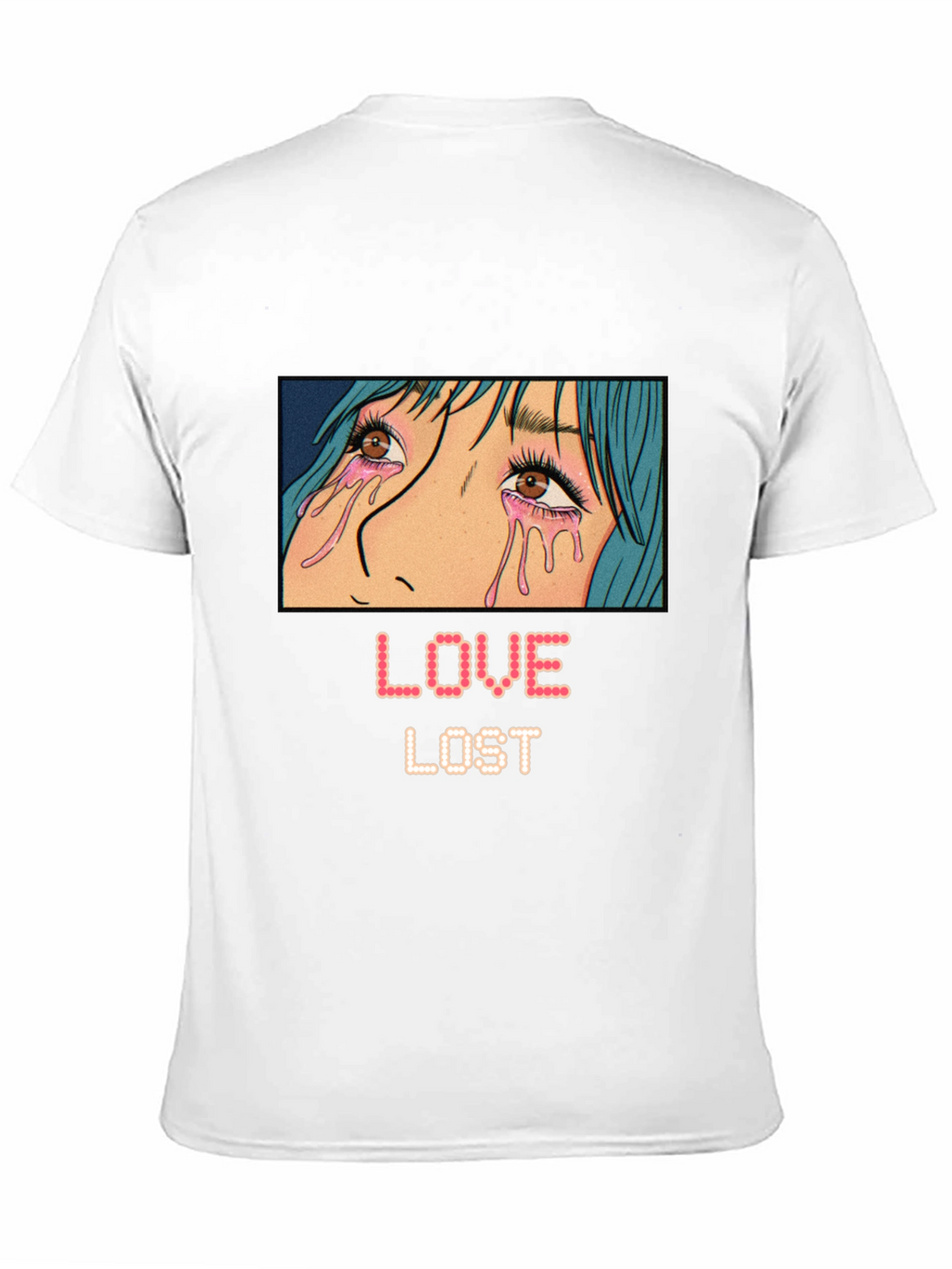 Love Lost Graphic Tee - Trendy Anime Style T-Shirt