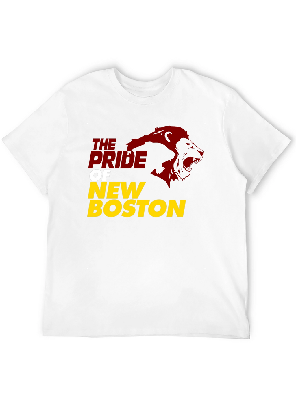Pride of New Boston Lion Graphic T-Shirt