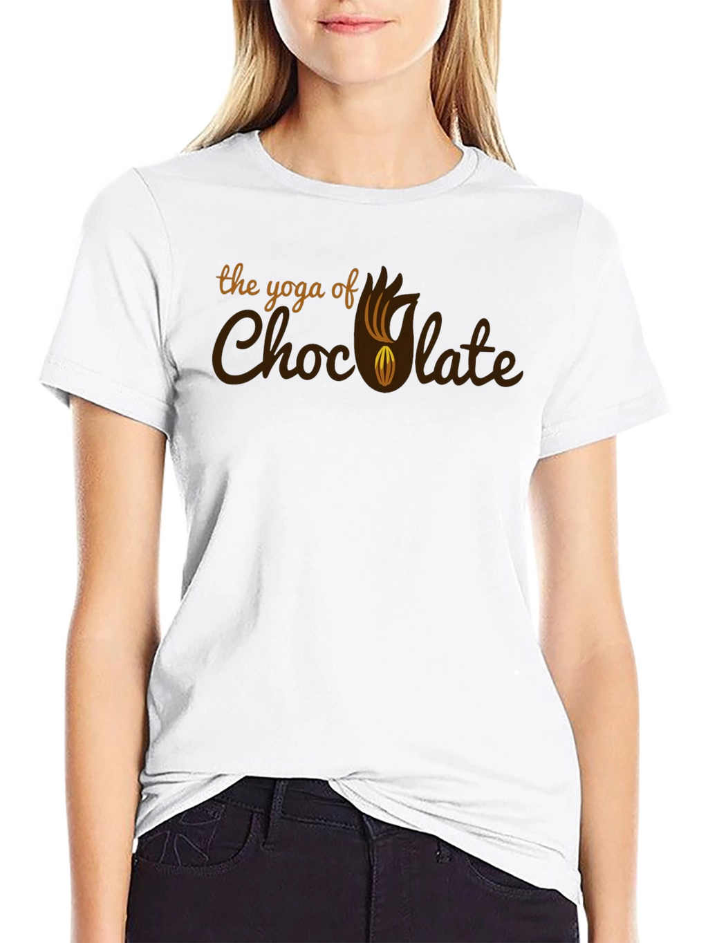 Yoga of Chocolate Graphic Tee - Unique Design