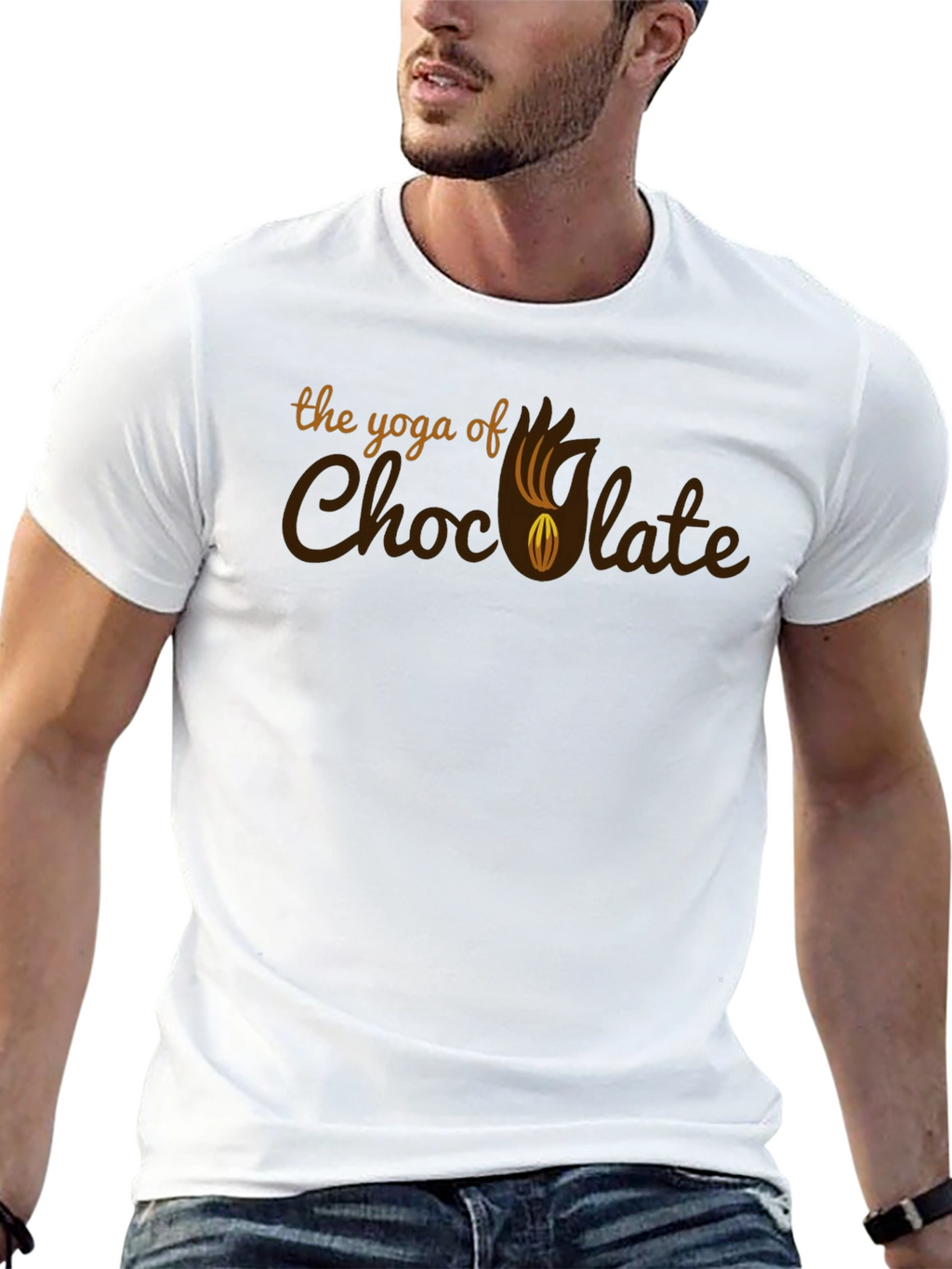 Yoga of Chocolate Graphic Tee - Unique Design