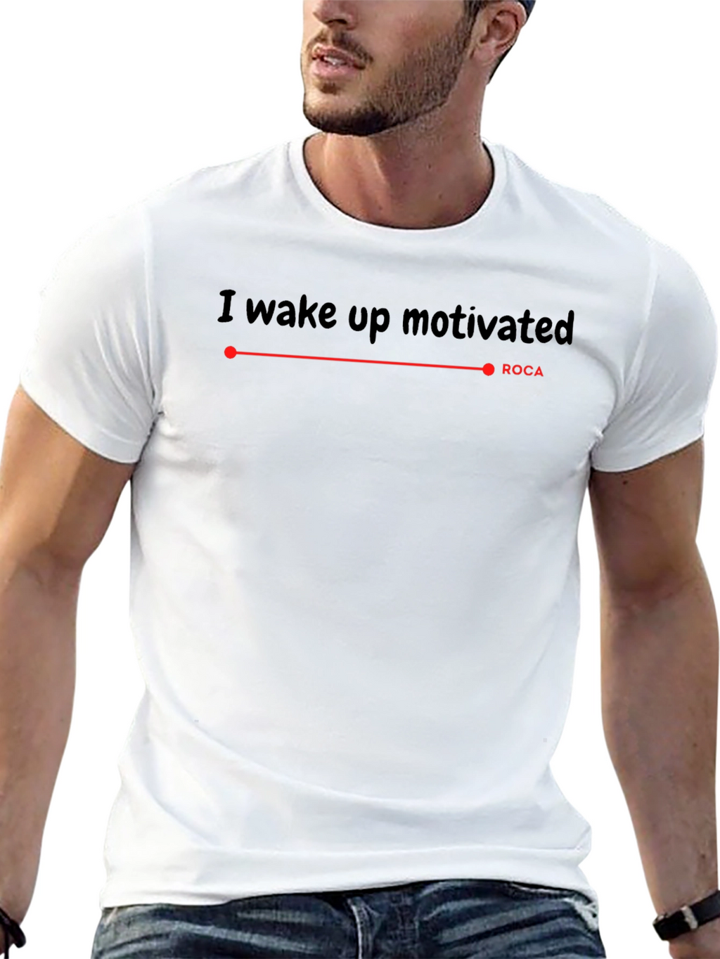 Motivated Roca T-Shirt | Mens Black Crew Neck