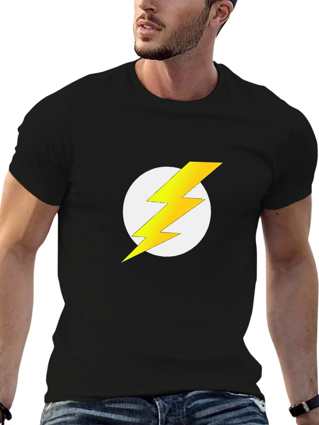 Flash Lightning Bolt T-Shirt - Superhero Inspired Tee