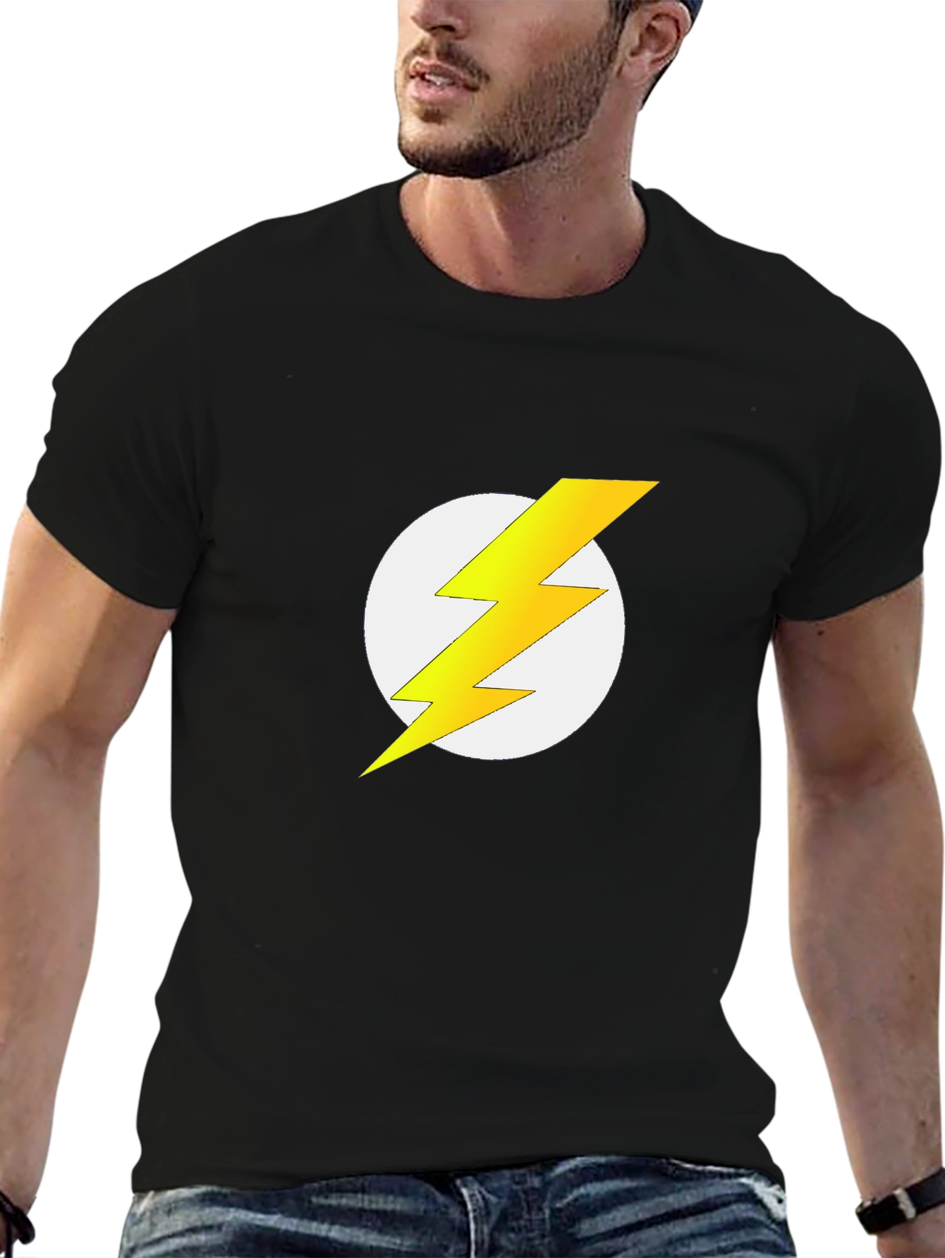 Flash Lightning Bolt T-Shirt - Superhero Inspired Tee
