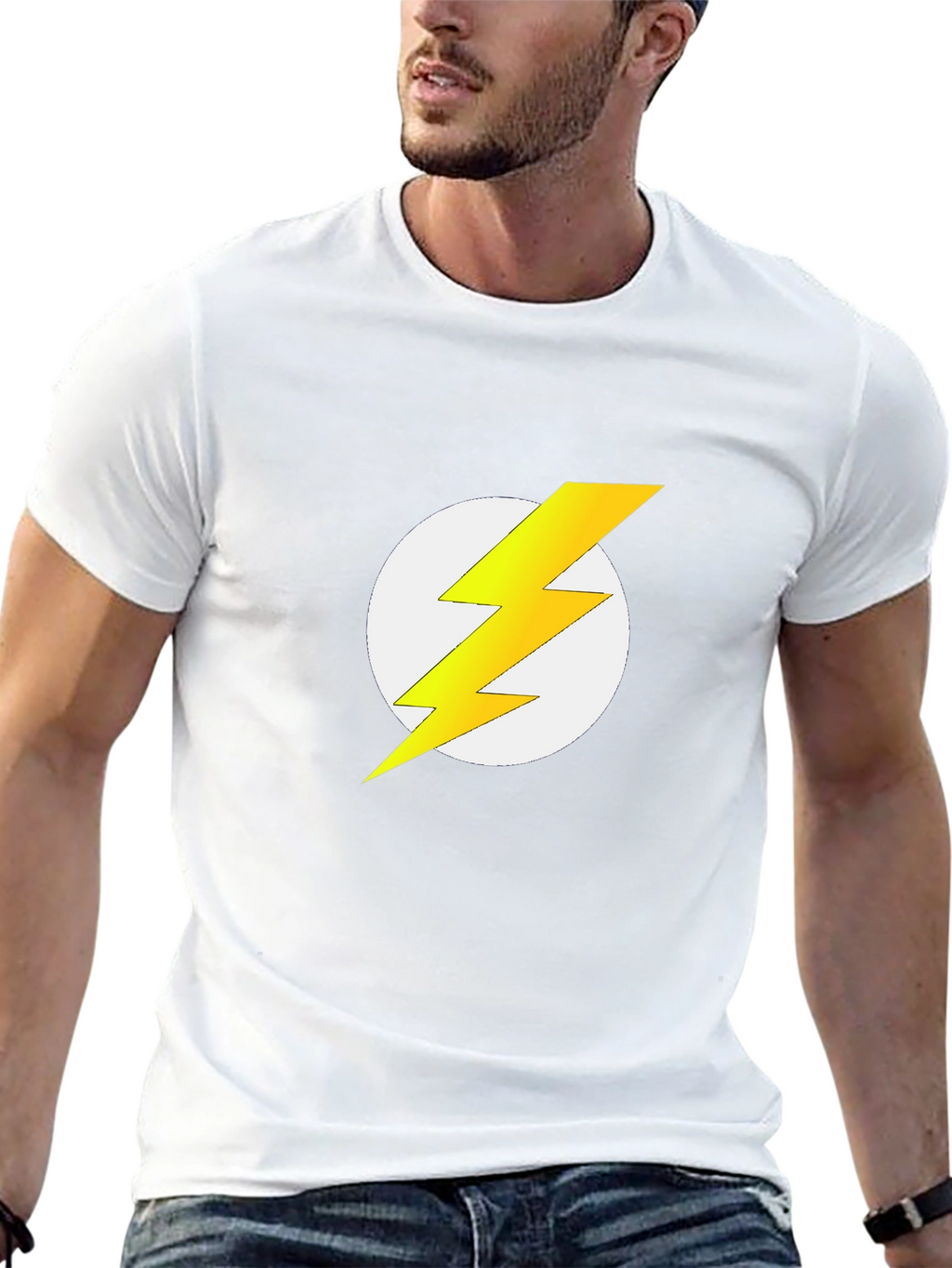 Flash Lightning Bolt T-Shirt - Superhero Inspired Tee