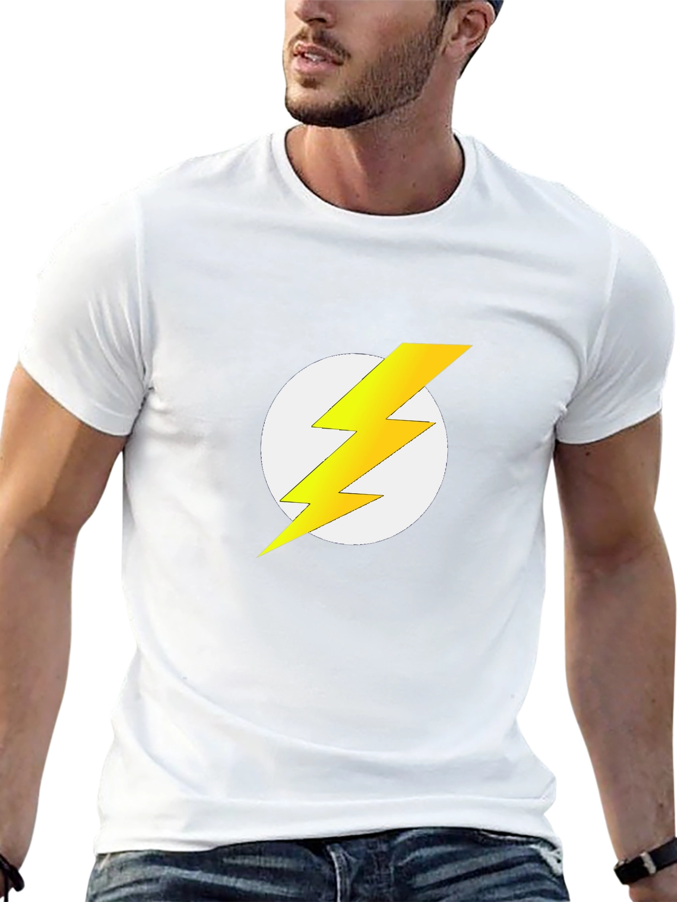 Flash Lightning Bolt T-Shirt - Superhero Inspired Tee