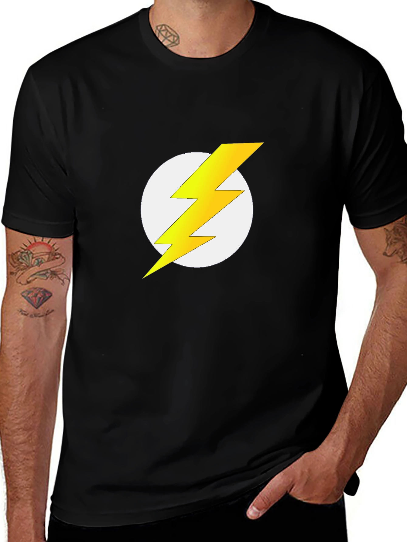 Flash Lightning Bolt T-Shirt - Superhero Inspired Tee