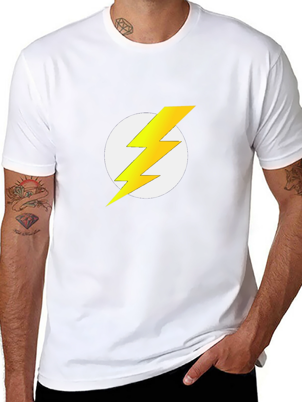 Flash Lightning Bolt T-Shirt - Superhero Inspired Tee