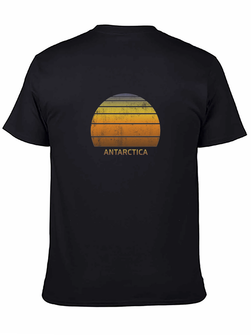 Antarctica Sunset Graphic Tee - Distressed Style