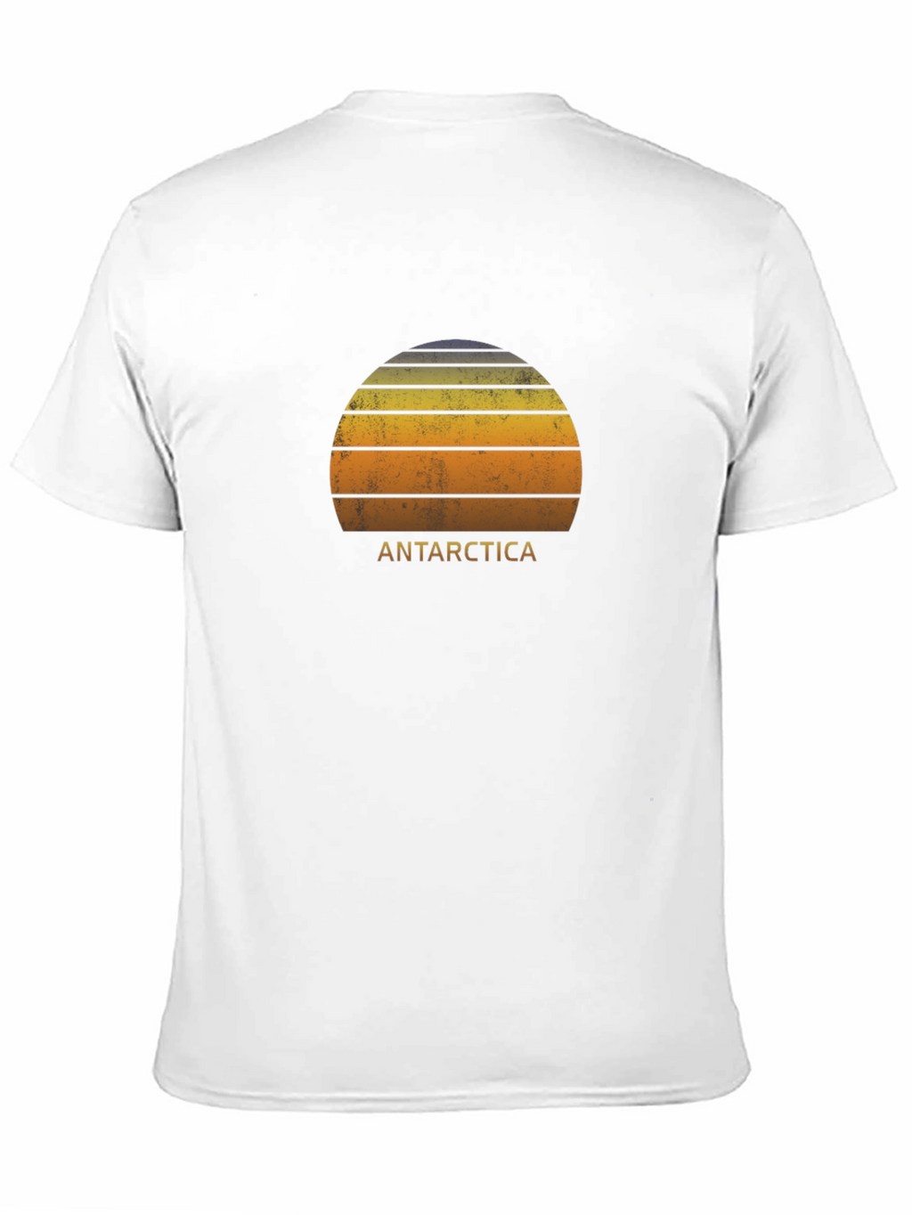Antarctica Sunset Graphic Tee - Distressed Style