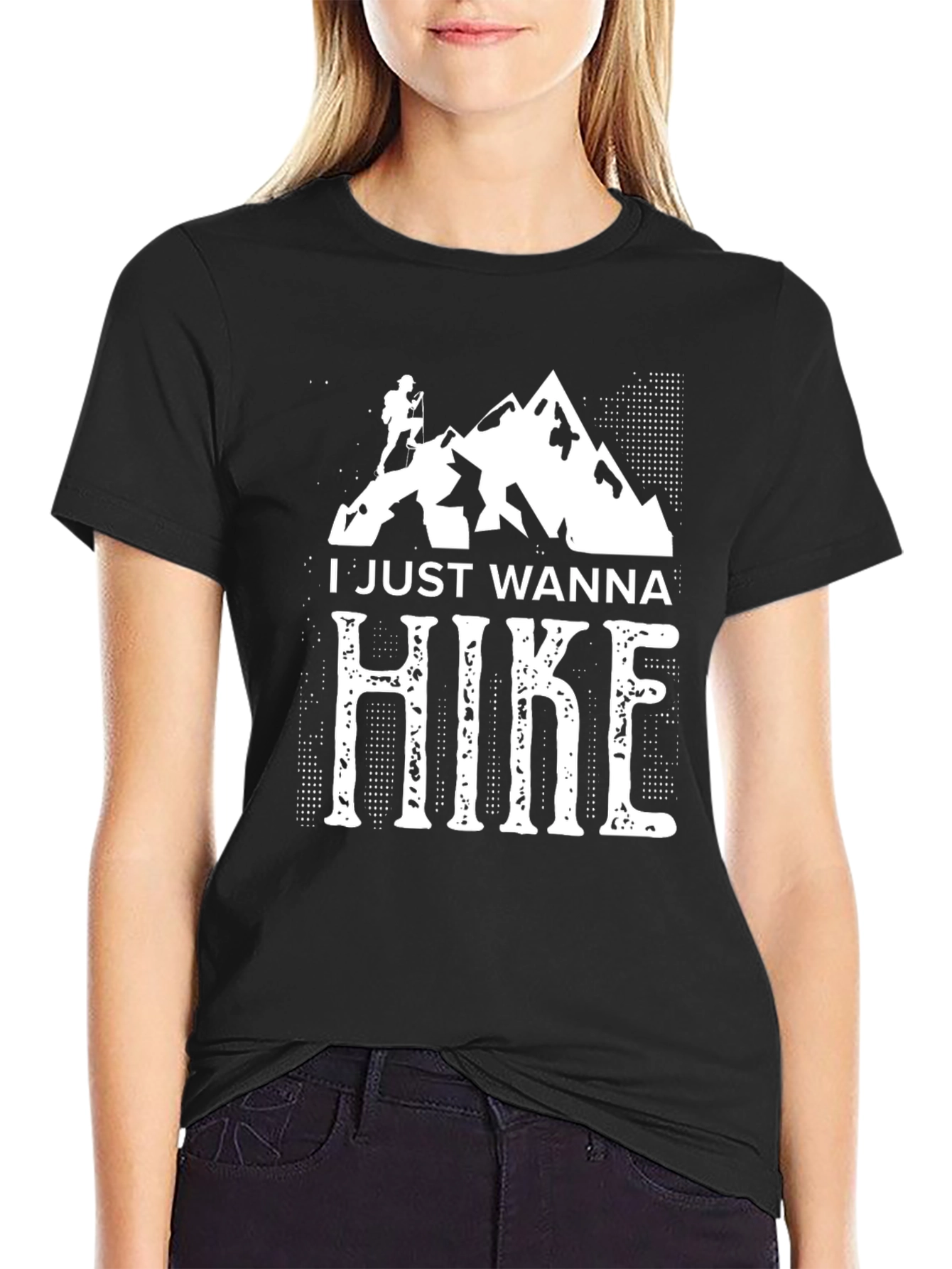 I Just Wanna Hike T-Shirt - Mountain Graphic Tee