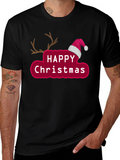 Festive Happy Christmas Graphic Tee