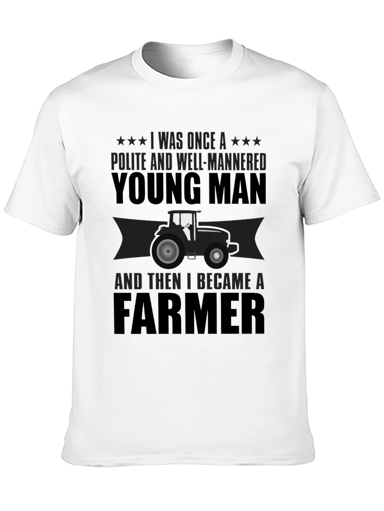 Farmer T-Shirt: Polite Young Man Graphic Tee