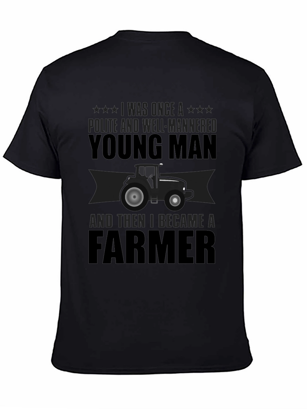 Farmer T-Shirt: Polite Young Man Graphic Tee