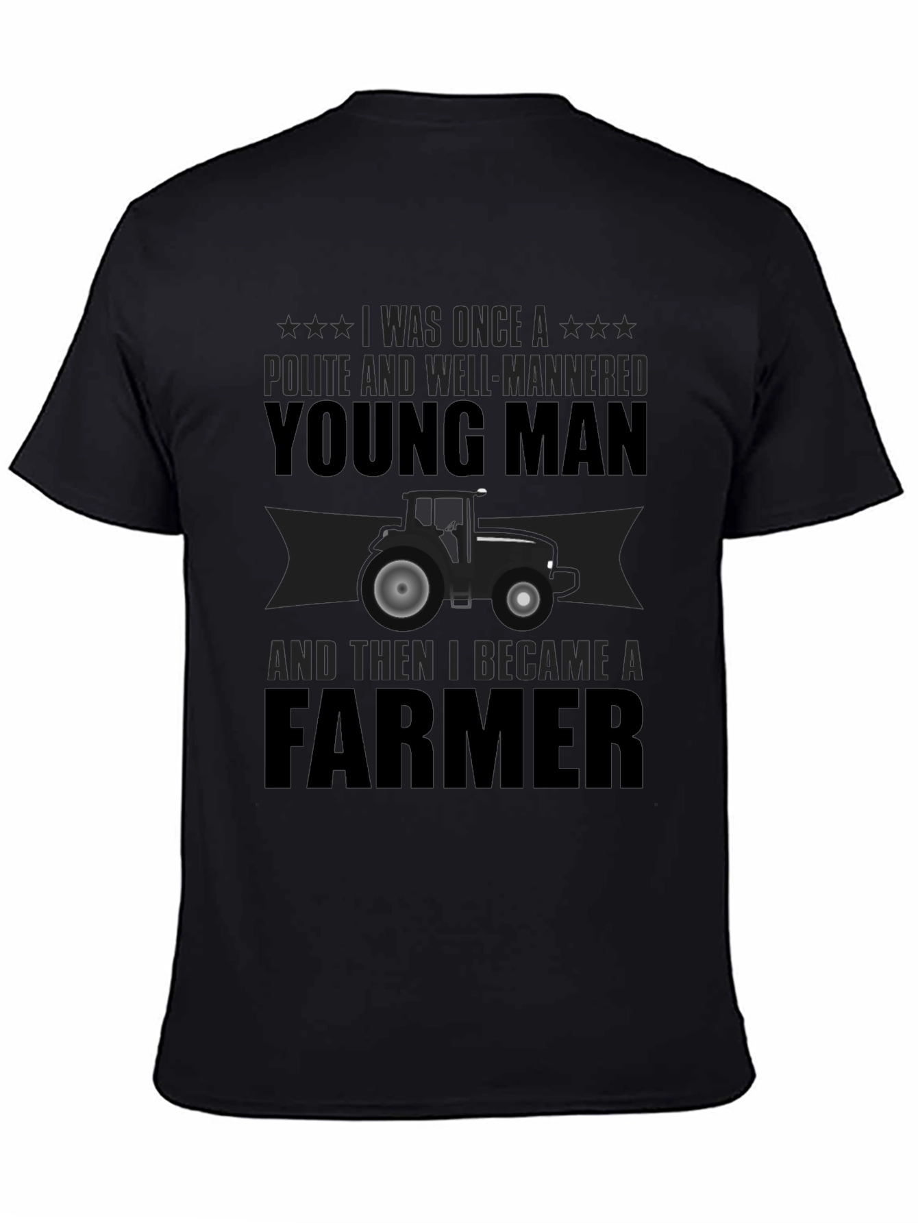 Farmer T-Shirt: Polite Young Man Graphic Tee