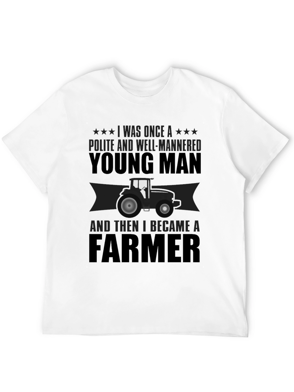 Farmer T-Shirt: Polite Young Man Graphic Tee