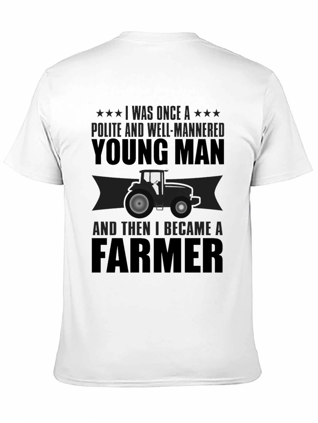 Farmer T-Shirt: Polite Young Man Graphic Tee