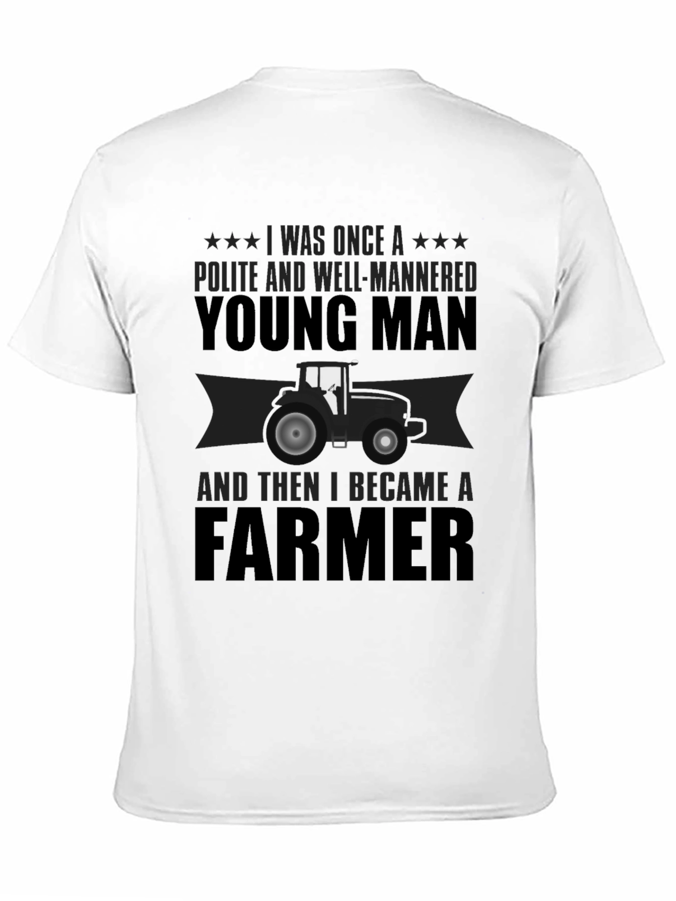 Farmer T-Shirt: Polite Young Man Graphic Tee