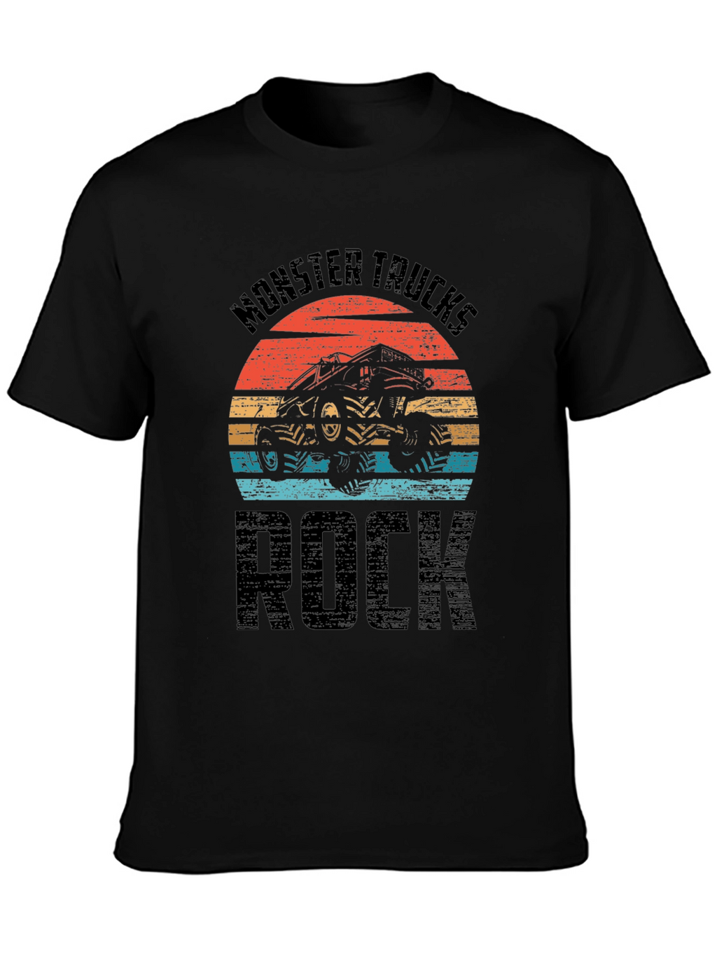Monster Trucks Rock Graphic T-Shirt