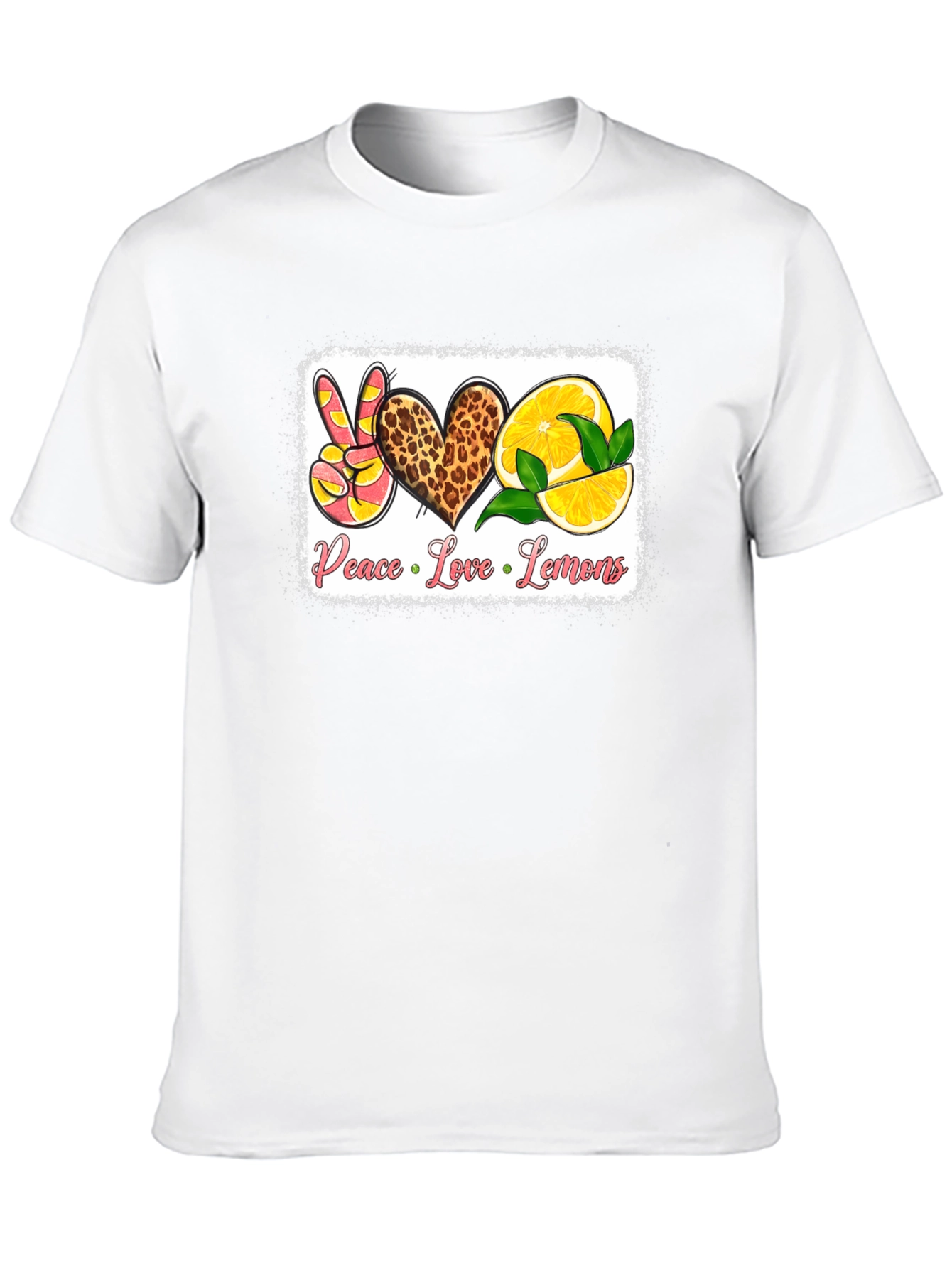 Peace Love Lemons Graphic T-Shirt