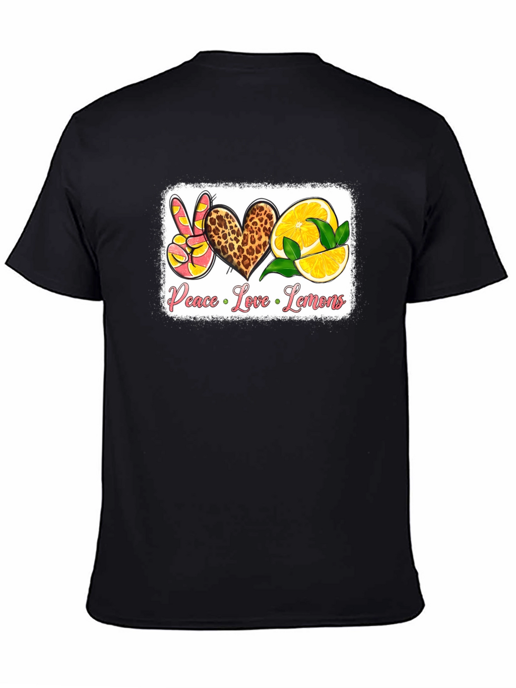 Peace Love Lemons Graphic T-Shirt