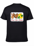 Peace Love Lemons Graphic T-Shirt