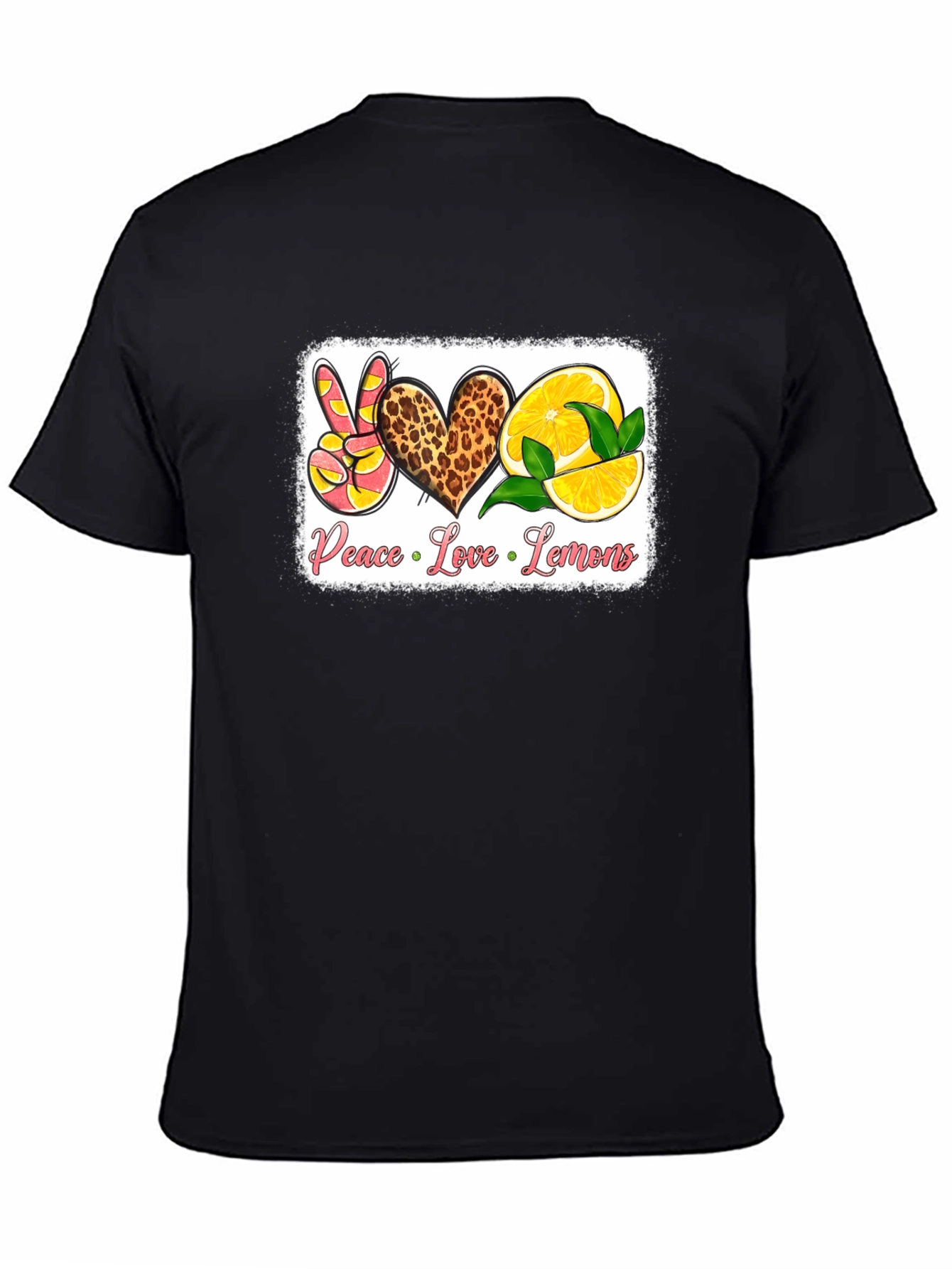Peace Love Lemons Graphic T-Shirt