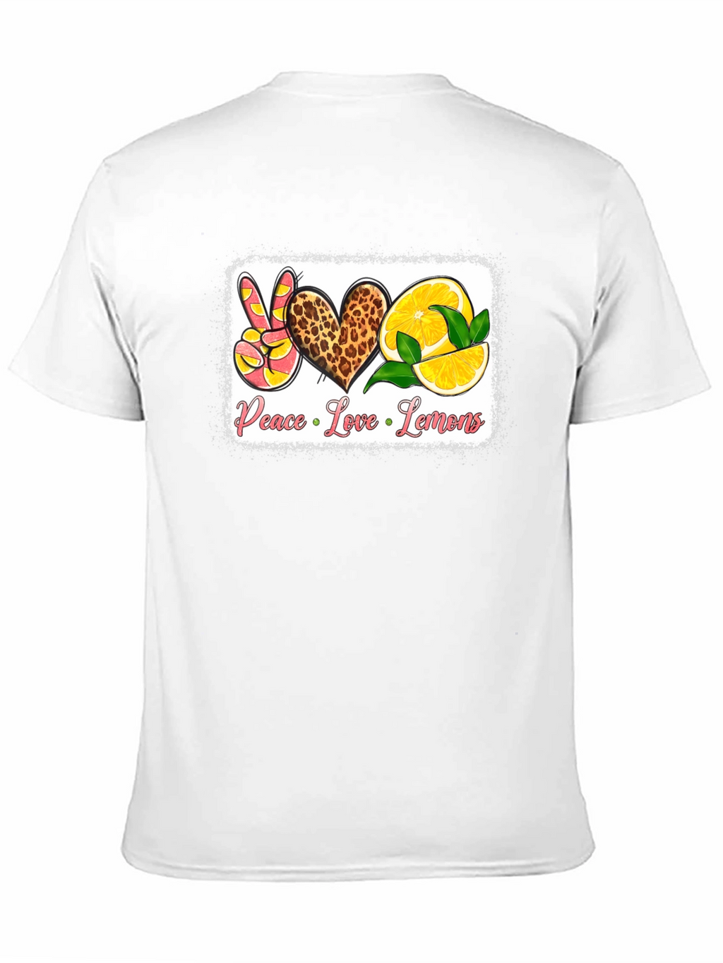 Peace Love Lemons Graphic T-Shirt