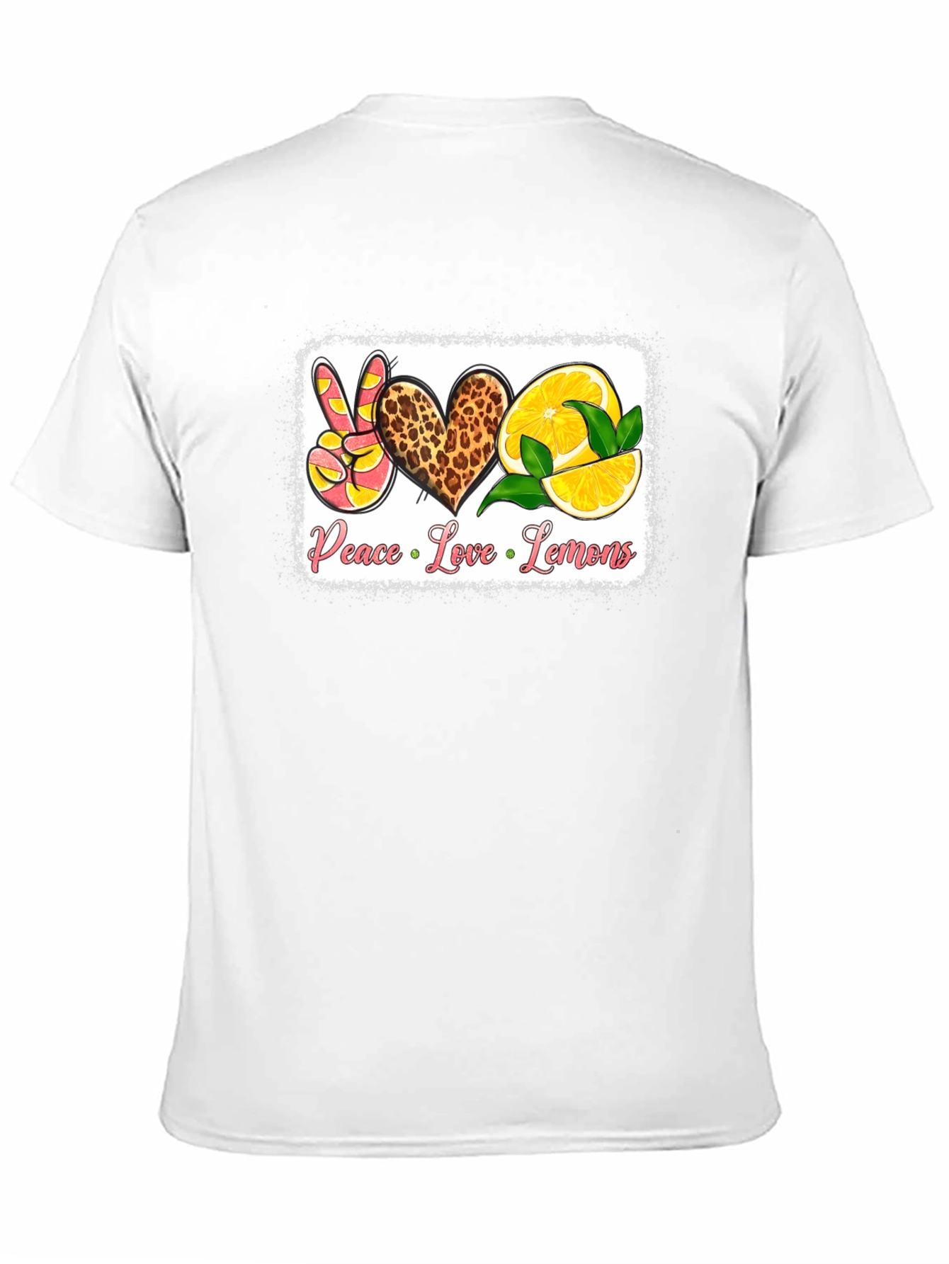 Peace Love Lemons Graphic T-Shirt