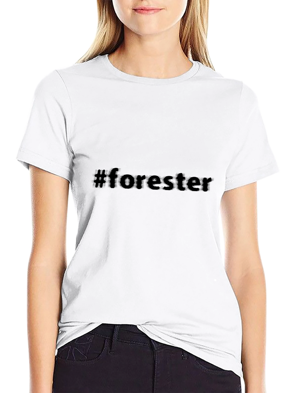 Forester T-Shirt - Black Crew Neck Tee