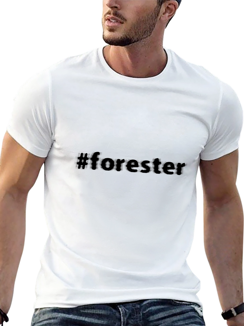 Forester T-Shirt - Black Crew Neck Tee