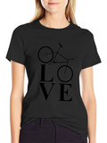 Love Biking Graphic T-Shirt