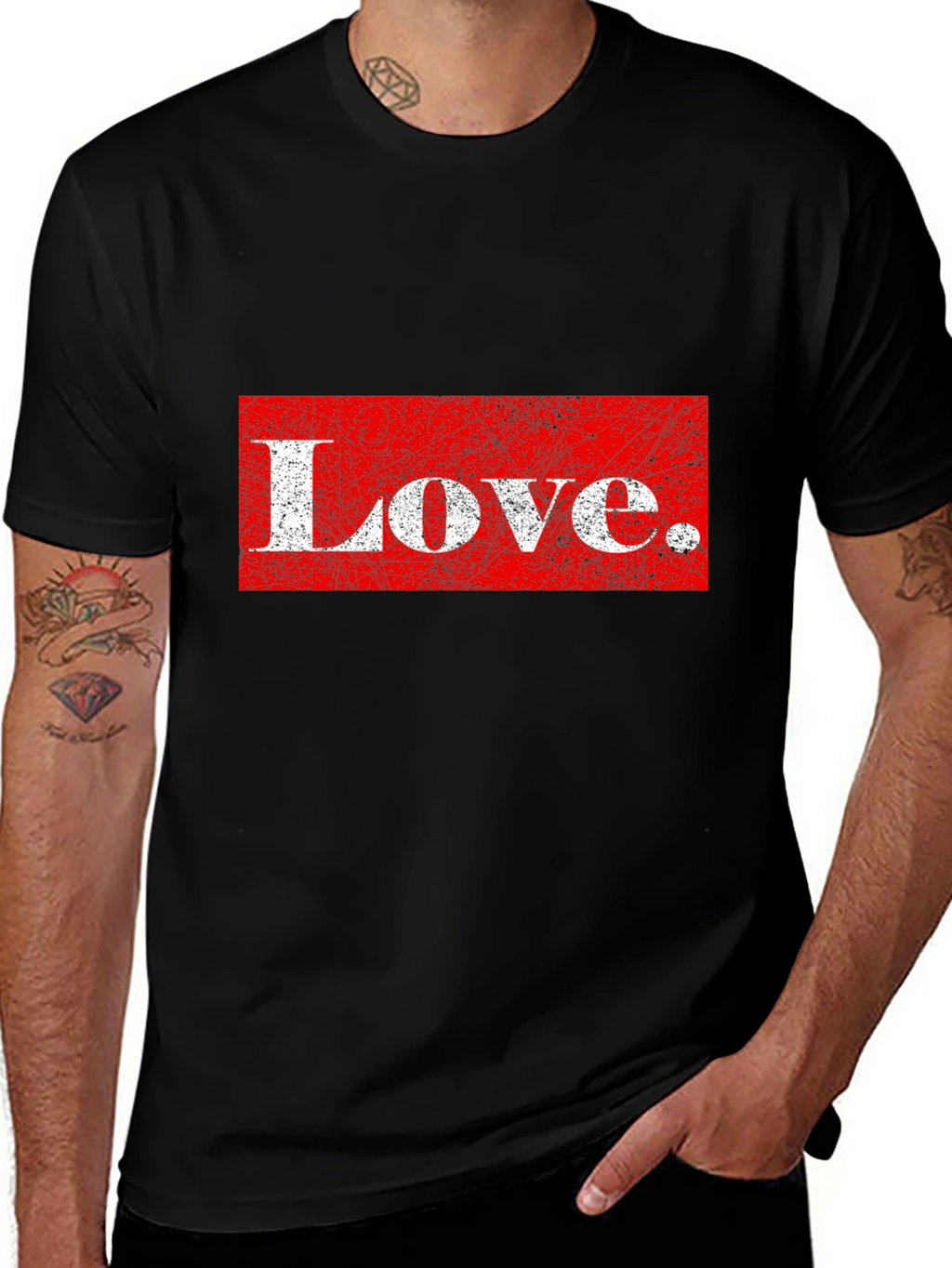 Love Graphic Black T-Shirt