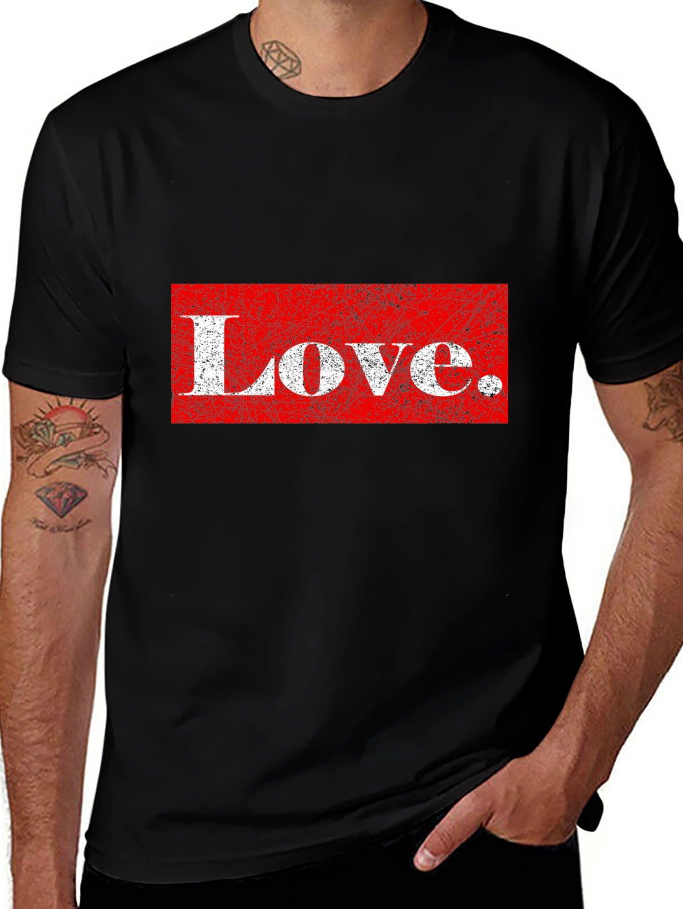 Love Graphic Black T-Shirt