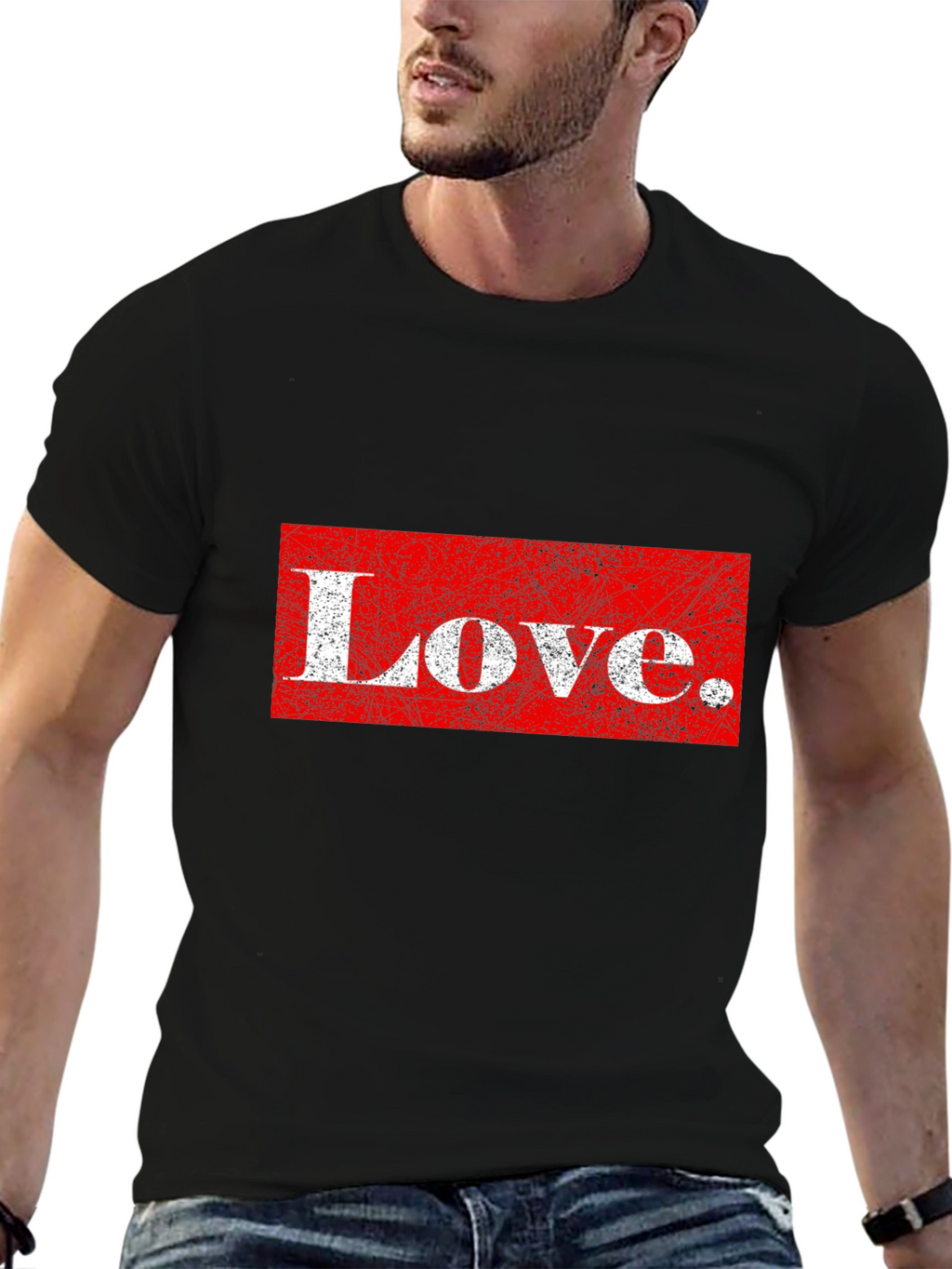Love Graphic Black T-Shirt