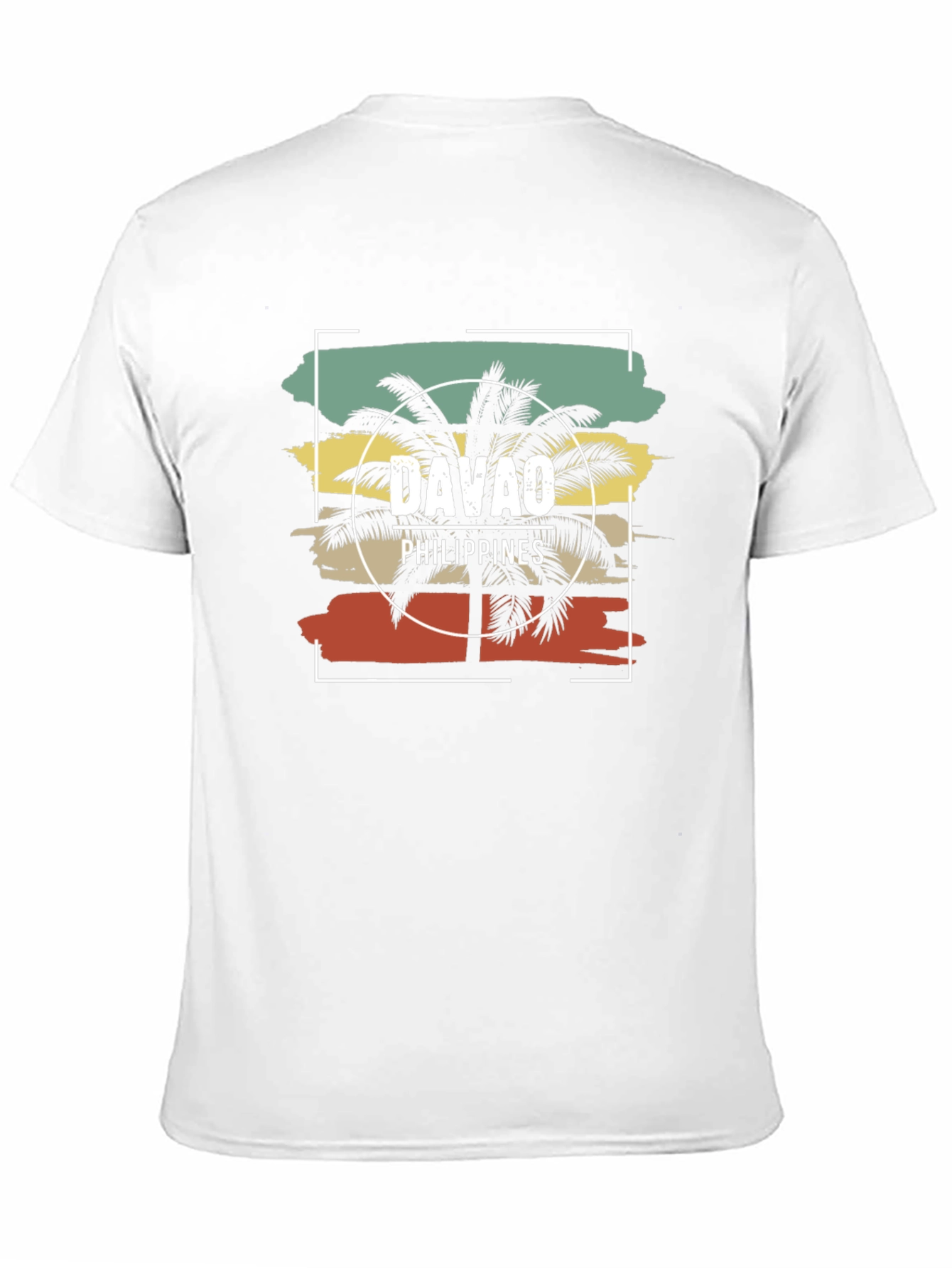Davao Philippines Palm Tree Graphic T-Shirt