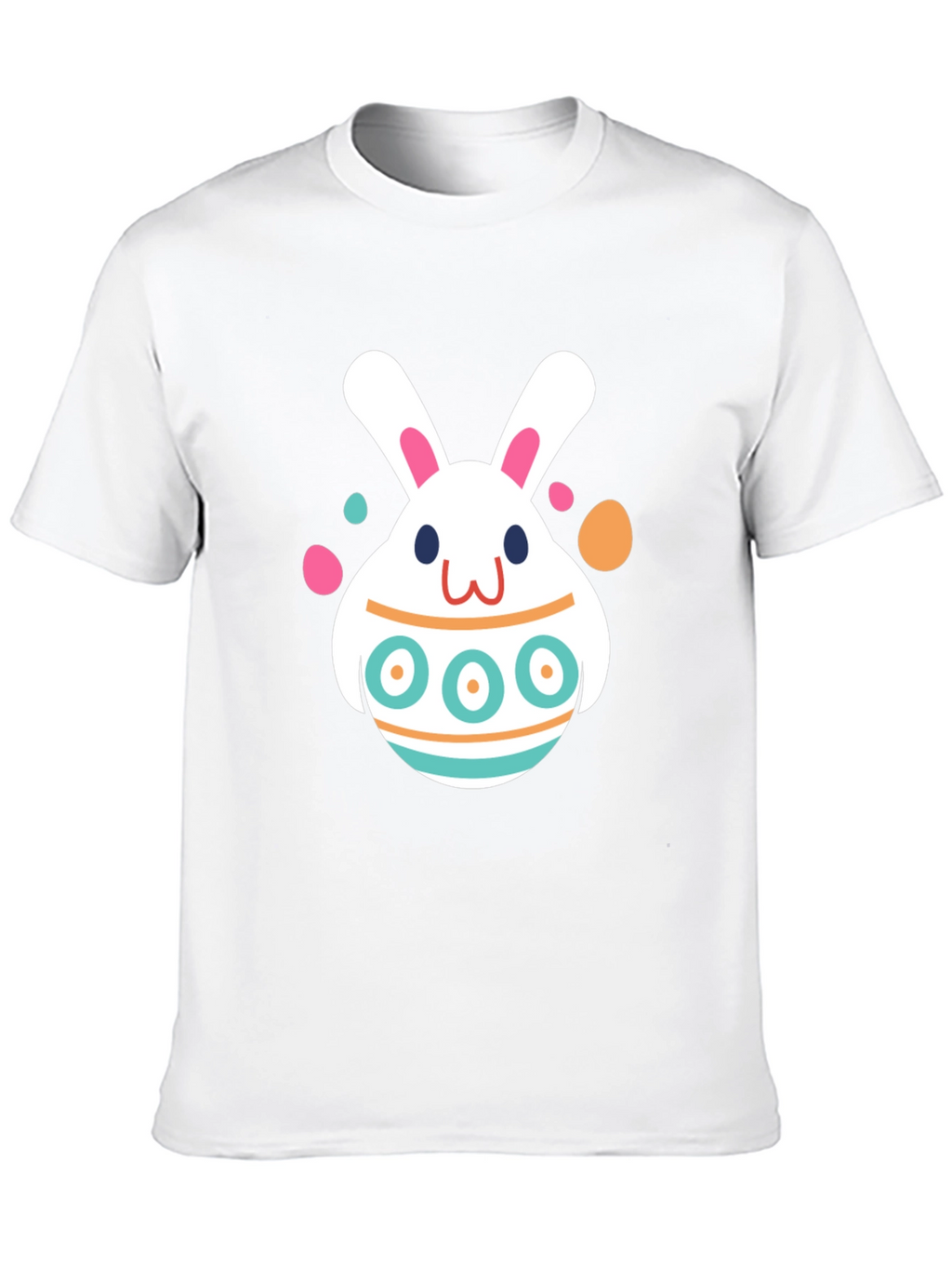 Easter Bunny Egg Black T-Shirt