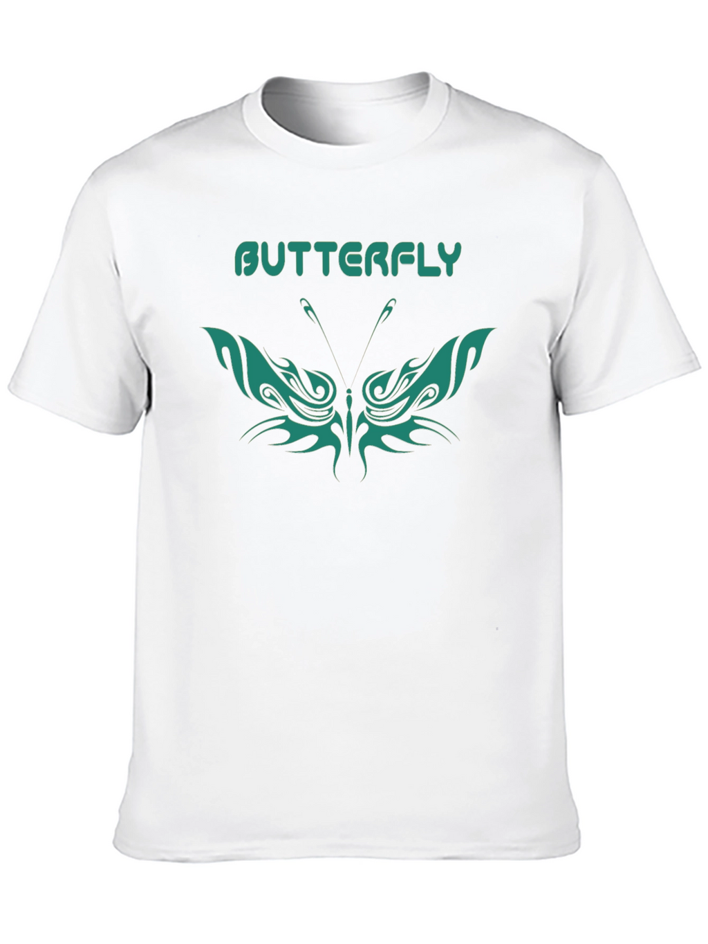 Black Butterfly Graphic Tee - Trendy Style