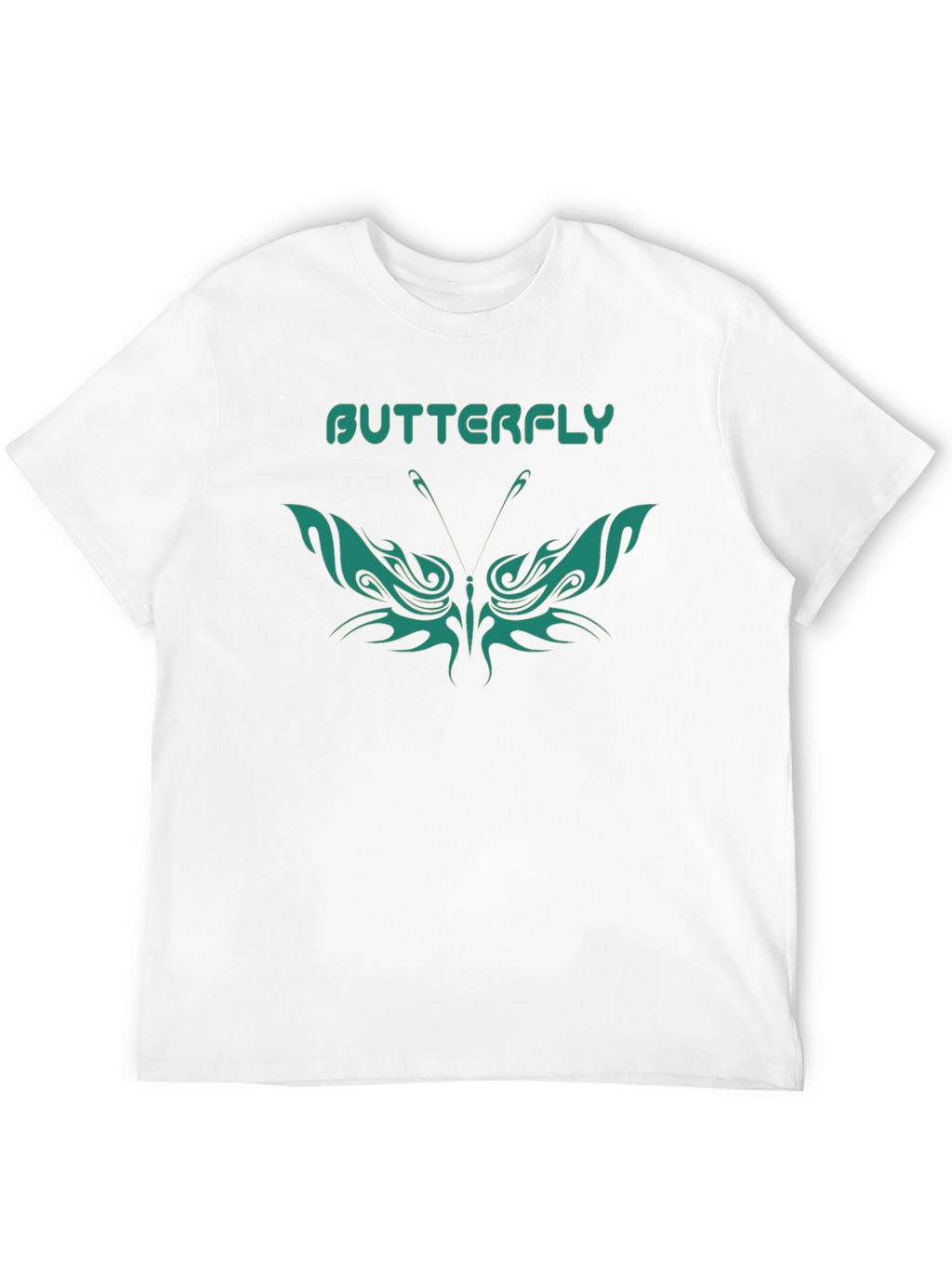 Black Butterfly Graphic Tee - Trendy Style