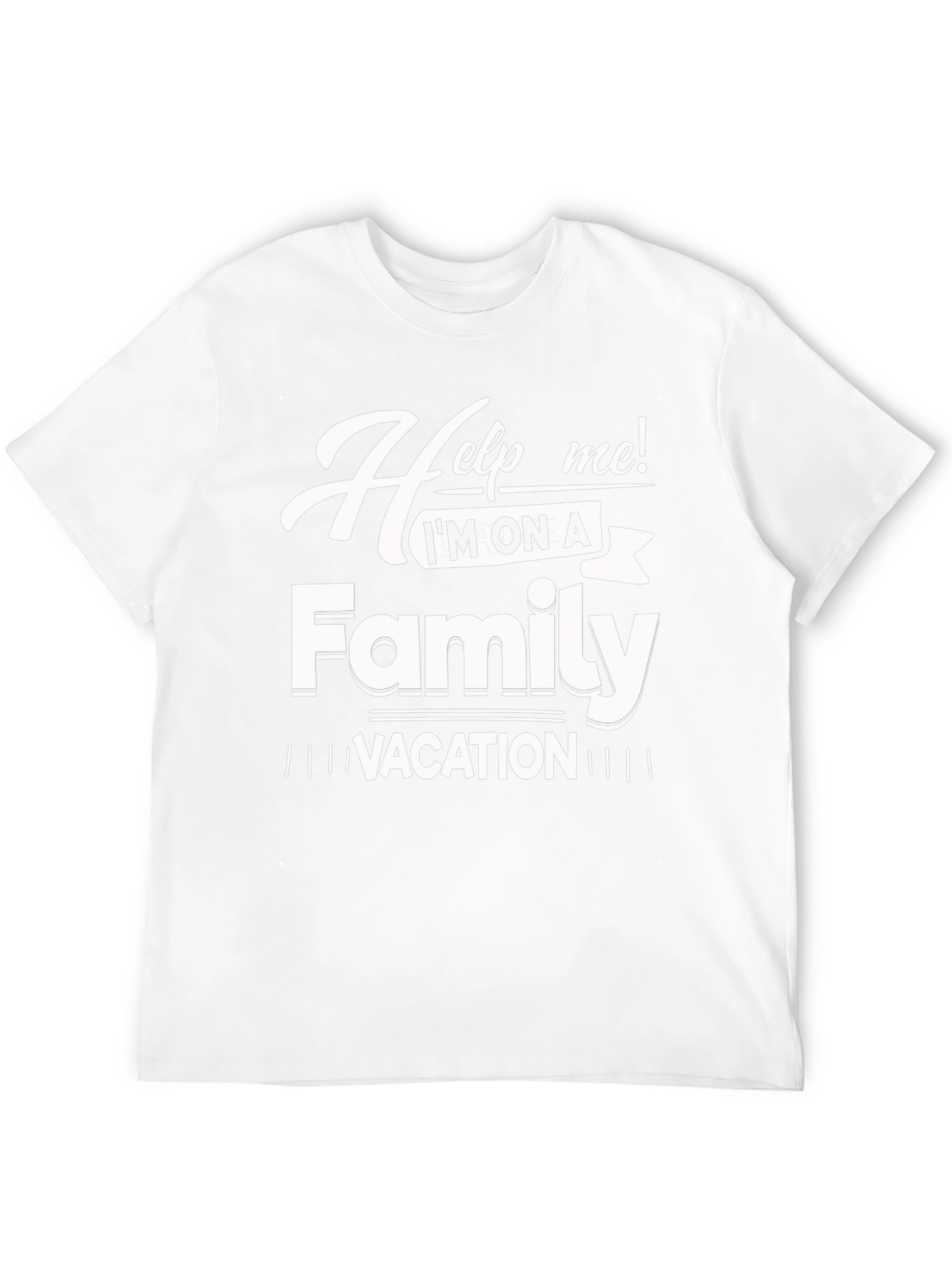 Funny Family Vacation T-Shirt - Help Me!
