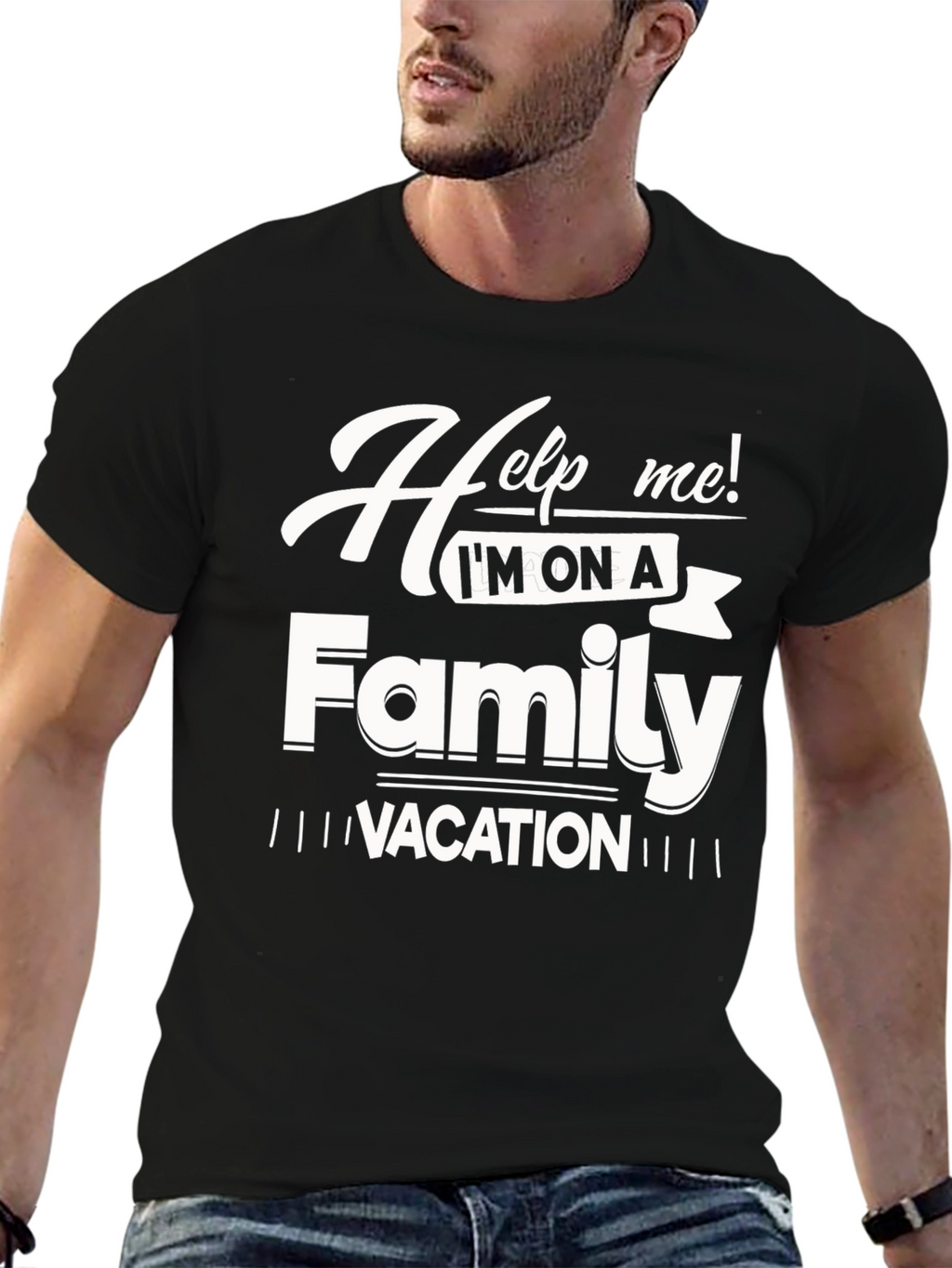 Funny Family Vacation T-Shirt - Help Me!