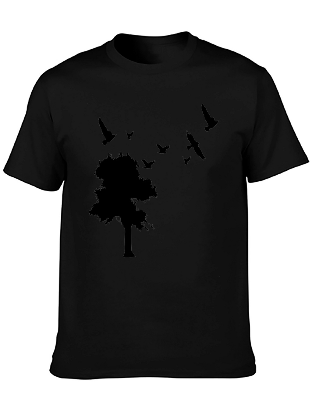 Nature Silhouette Black T-Shirt