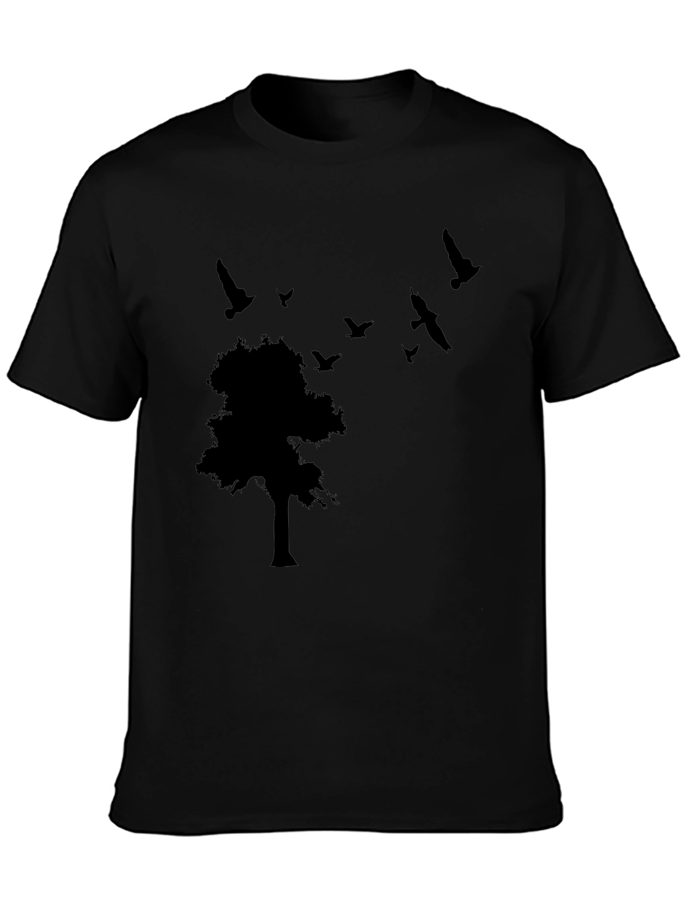 Nature Silhouette Black T-Shirt