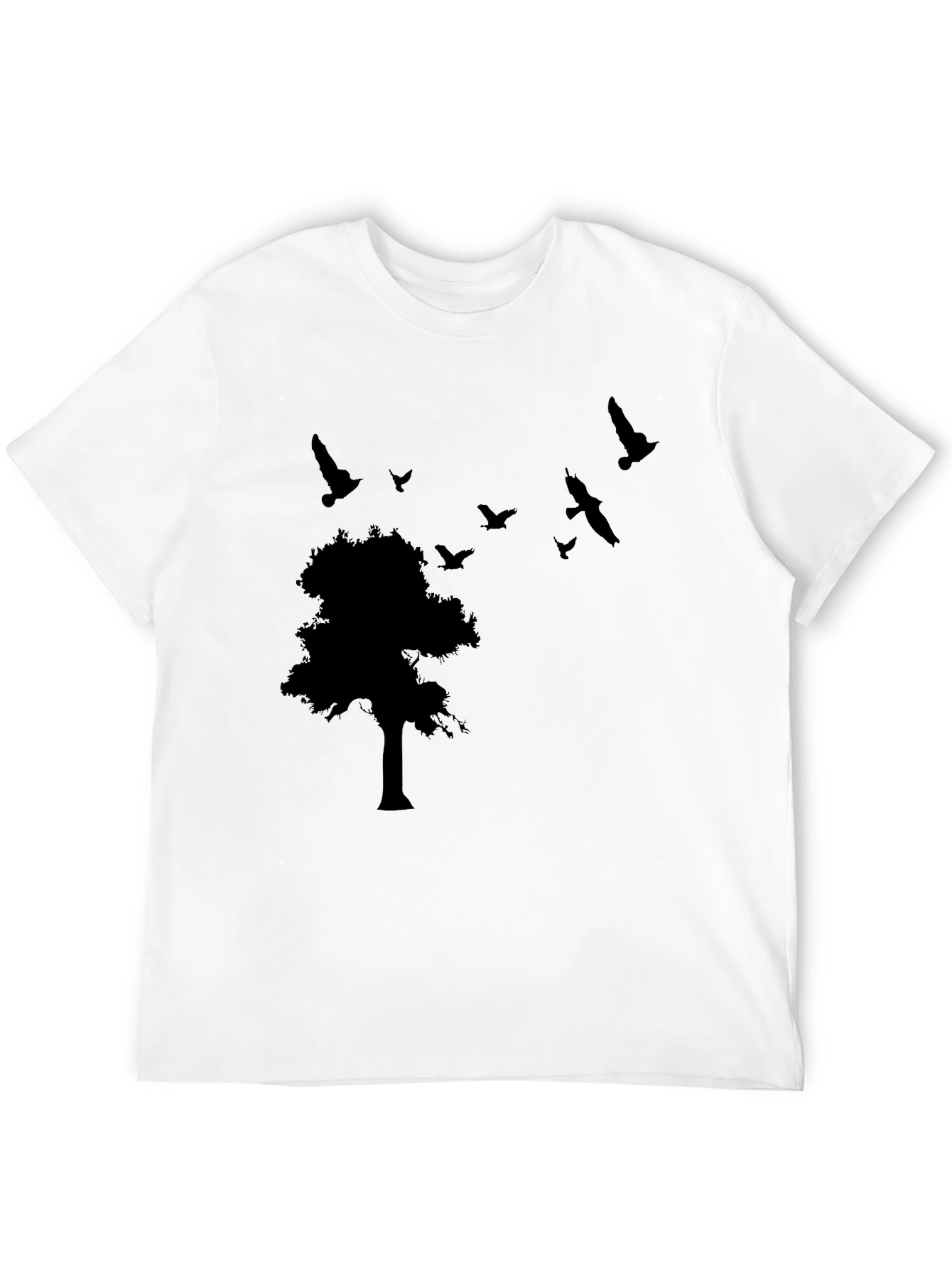 Nature Silhouette Black T-Shirt