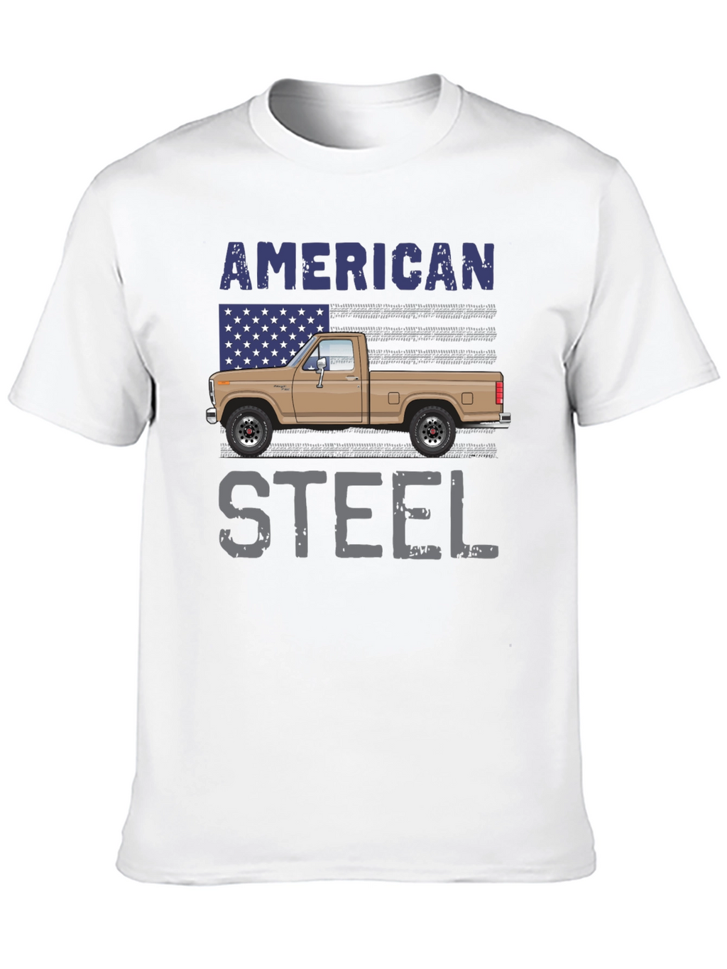 American Steel Truck Graphic T-Shirt