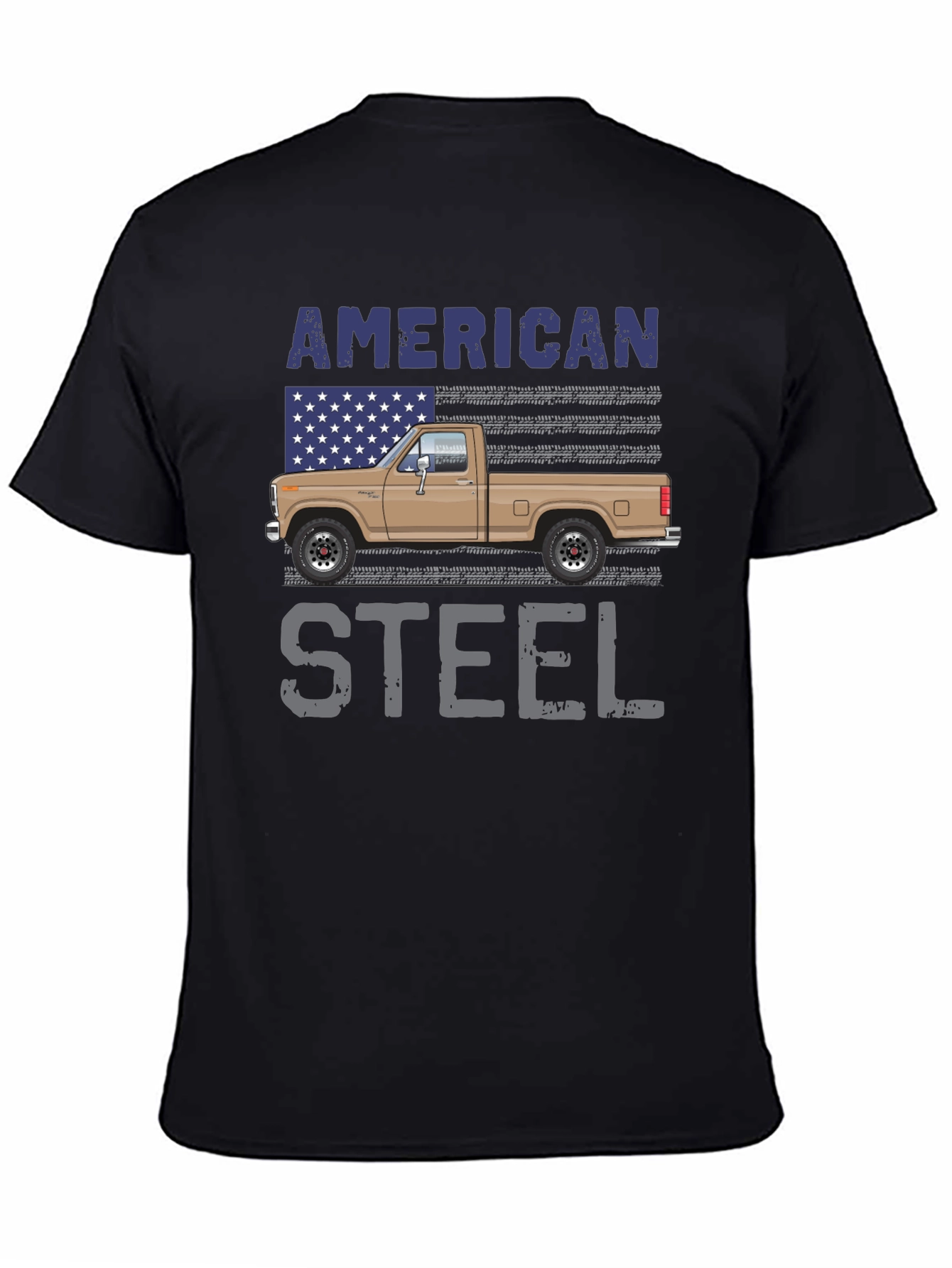 American Steel Truck Graphic T-Shirt