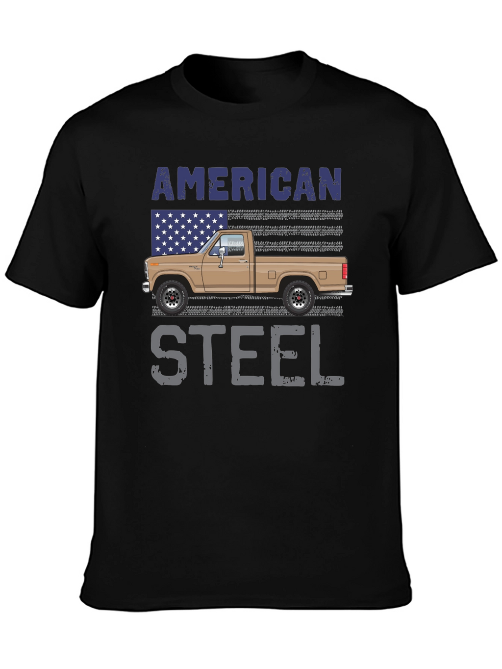 American Steel Truck Graphic T-Shirt